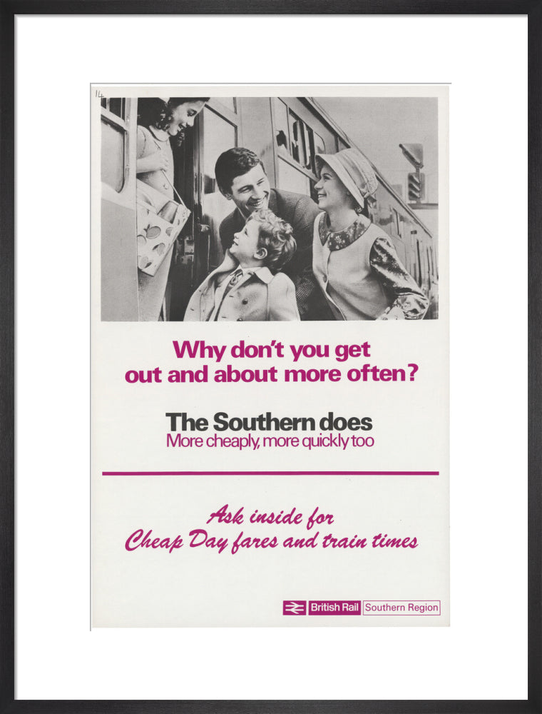 Why Don't You Get Out and About More Often? art print large black Art Print - Science Museum Shop