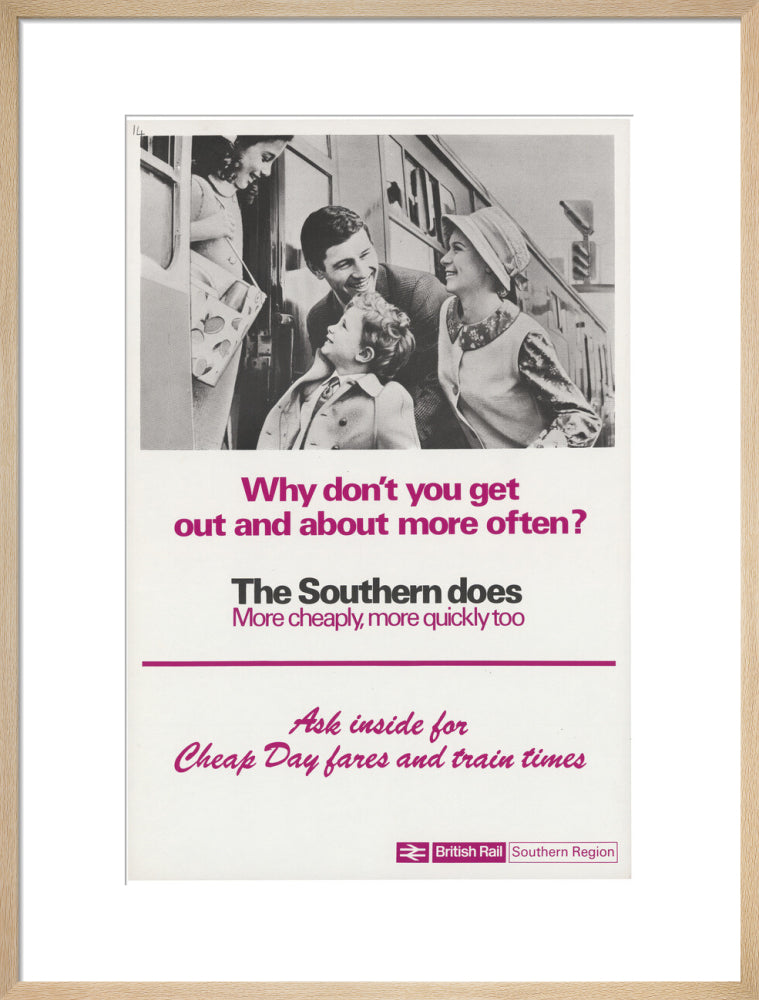 Why Don't You Get Out and About More Often? art print large natural Art Print - Science Museum Shop