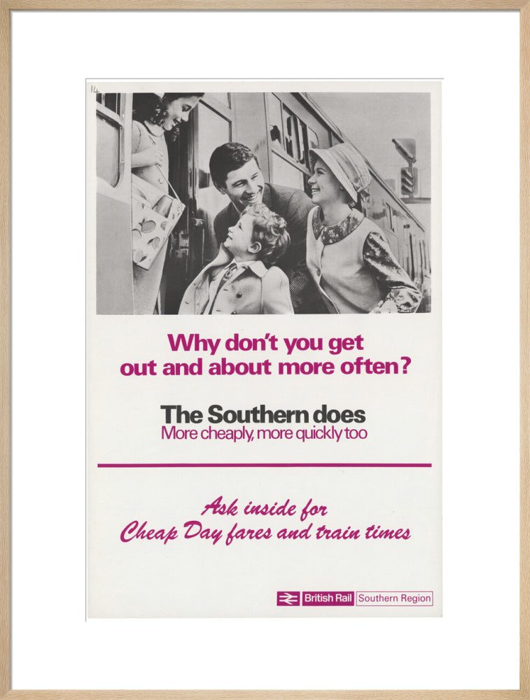 Why Don't You Get Out and About More Often? art print extra large natural Art Print - Science Museum Shop