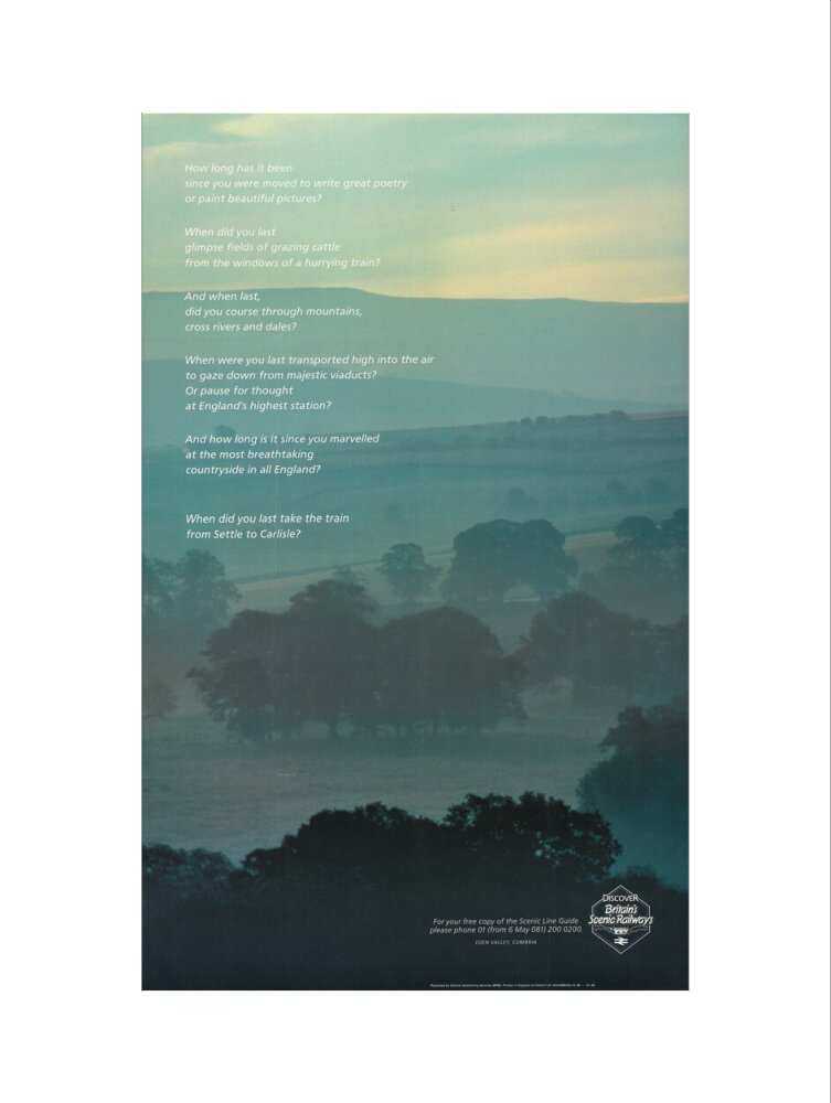 Discover Britain's Scenic Railway art print large none Art Print - Science Museum Shop