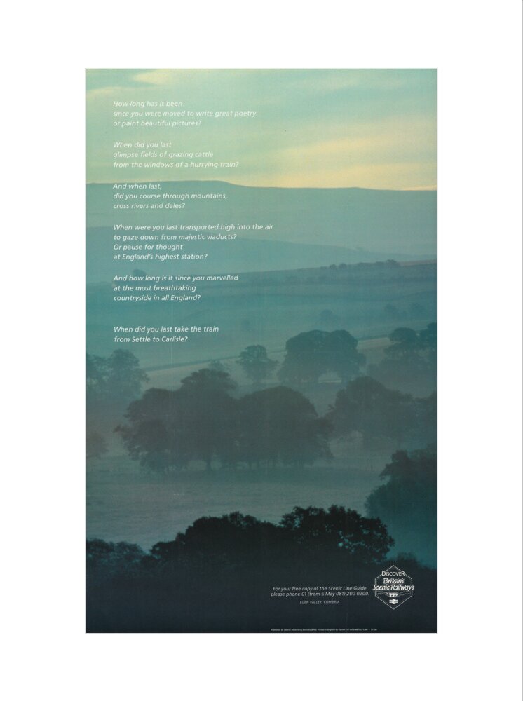 Discover Britain's Scenic Railway art print extra large none Art Print - Science Museum Shop