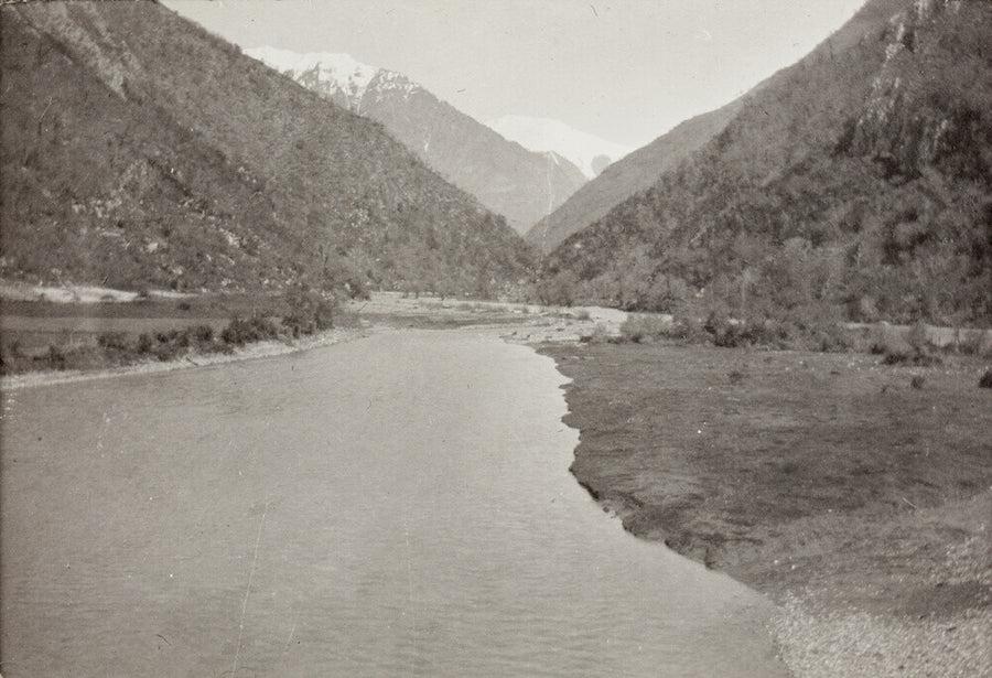 View from the Bridge over the Bzib, Looking Upstream Art Print - Science Museum Shop