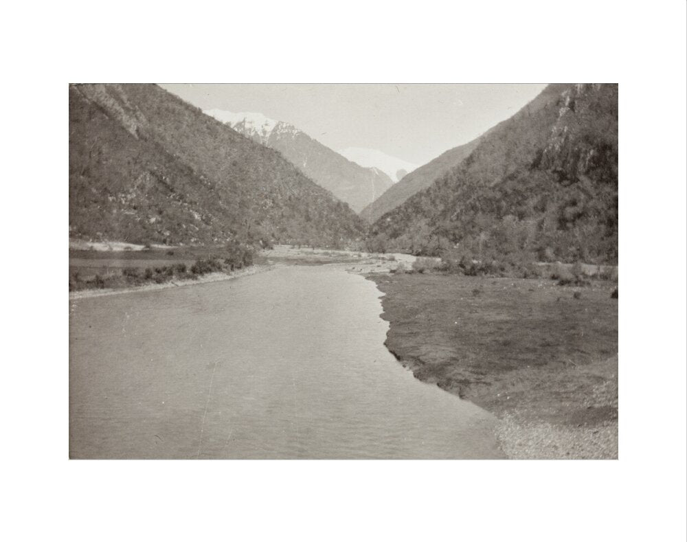 View from the Bridge over the Bzib, Looking Upstream art print extra small none Art Print - Science Museum Shop