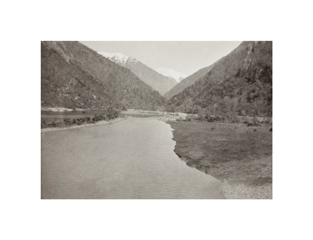 View from the Bridge over the Bzib, Looking Upstream unstretched canvas small none Art Print - Science Museum Shop