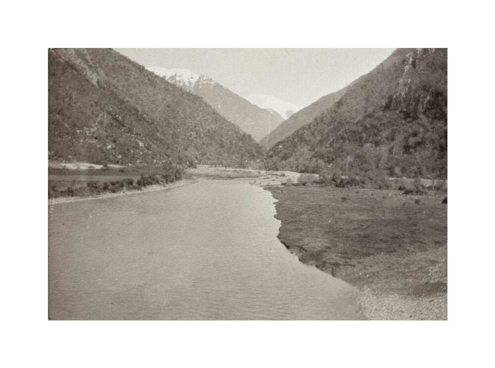 View from the Bridge over the Bzib, Looking Upstream unstretched canvas medium none Art Print - Science Museum Shop