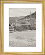 The Palace of Prince Alexander of Oldenburg at Gagra from the Beach. art print extra small gold Art Print - Science Museum Shop