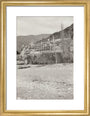 The Palace of Prince Alexander of Oldenburg at Gagra from the Beach. art print small gold Art Print - Science Museum Shop