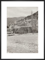 The Palace of Prince Alexander of Oldenburg at Gagra from the Beach. art print large black Art Print - Science Museum Shop