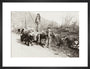 A Bullock Wagon art print medium black Art Print - Science Museum Shop