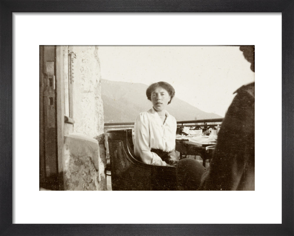 On the Balcony art print extra small black Art Print - Science Museum Shop