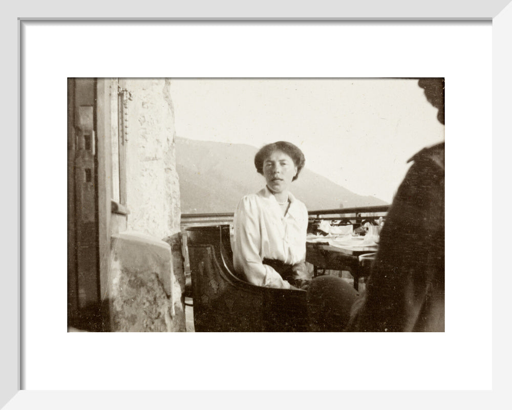 On the Balcony art print extra small white Art Print - Science Museum Shop