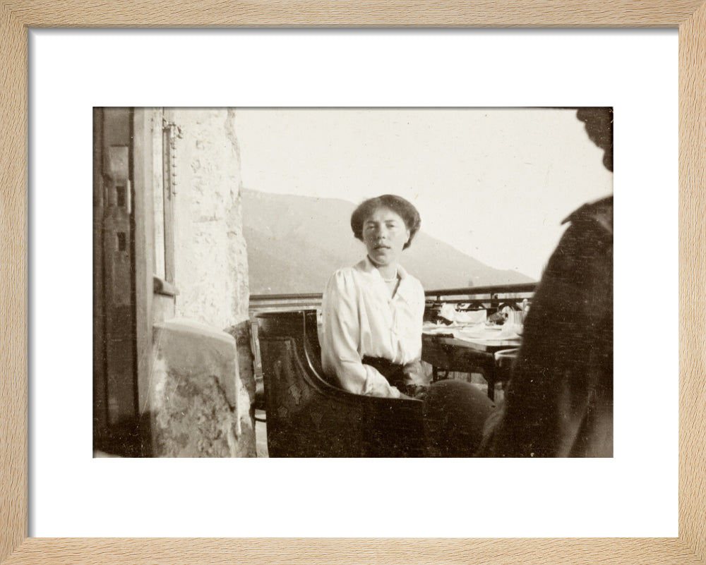 On the Balcony art print extra small natural Art Print - Science Museum Shop