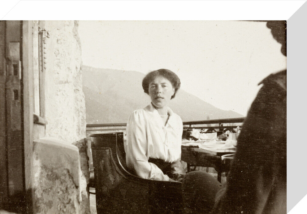 On the Balcony stretched canvas small none Art Print - Science Museum Shop