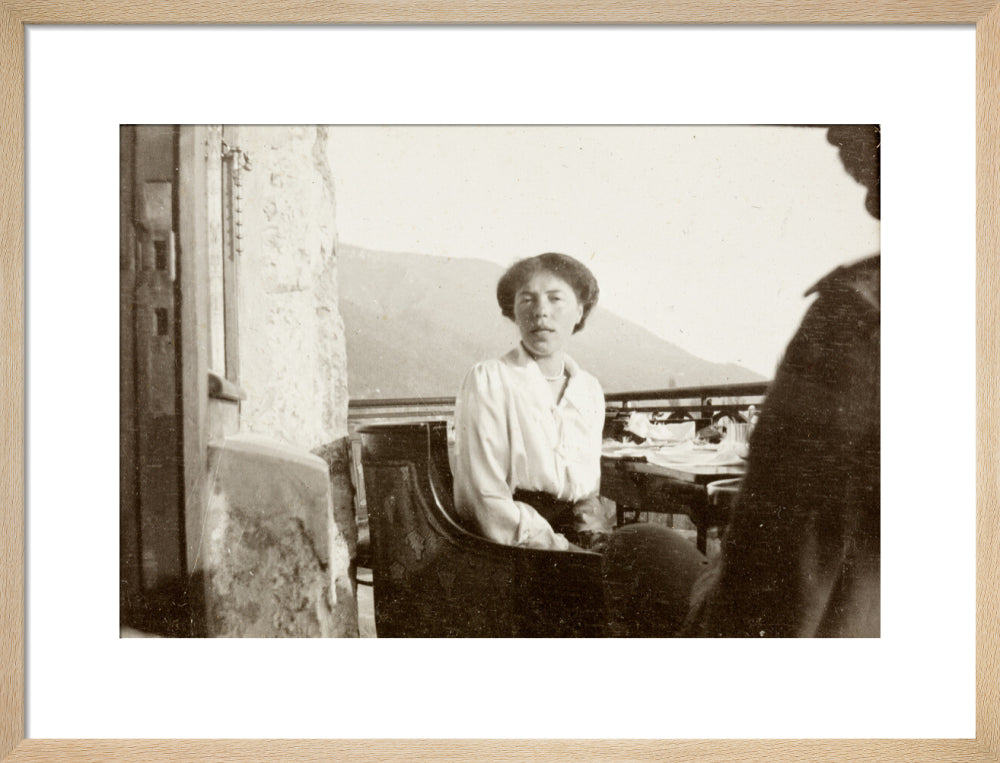 On the Balcony art print medium natural Art Print - Science Museum Shop