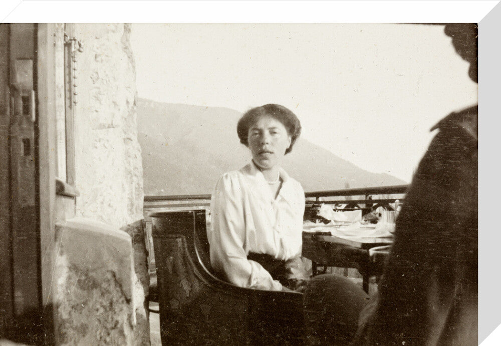 On the Balcony stretched canvas medium none Art Print - Science Museum Shop