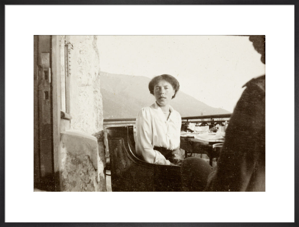 On the Balcony art print extra large black Art Print - Science Museum Shop