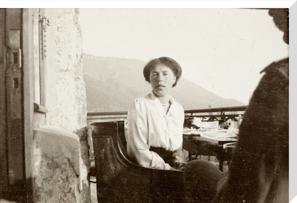 On the Balcony stretched canvas extra large none Art Print - Science Museum Shop