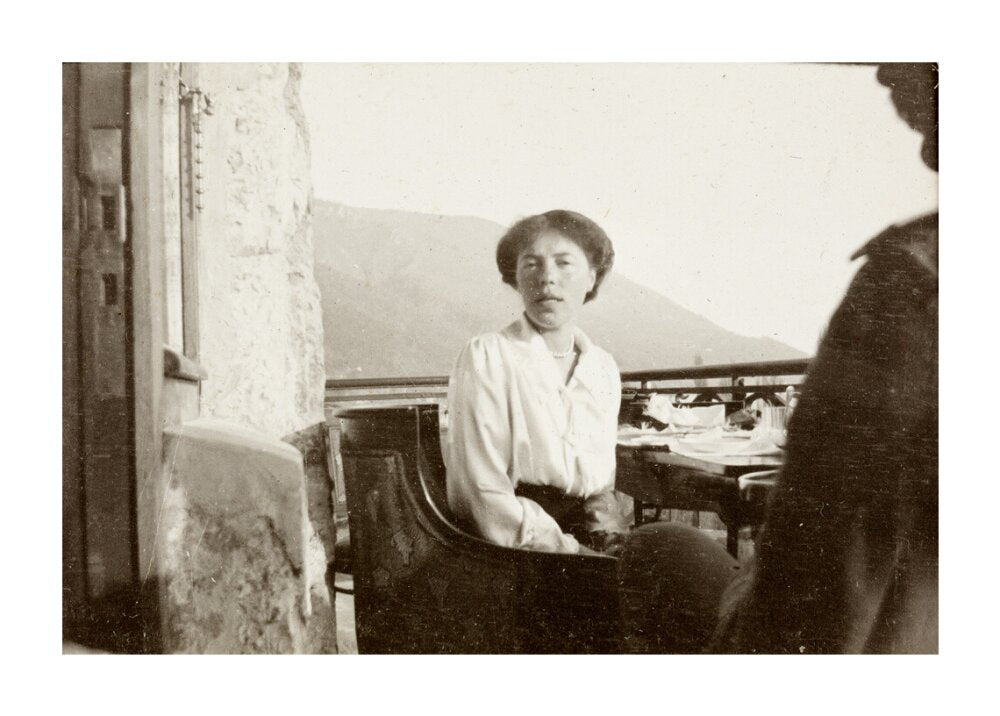 On the Balcony unstretched canvas extra large none Art Print - Science Museum Shop