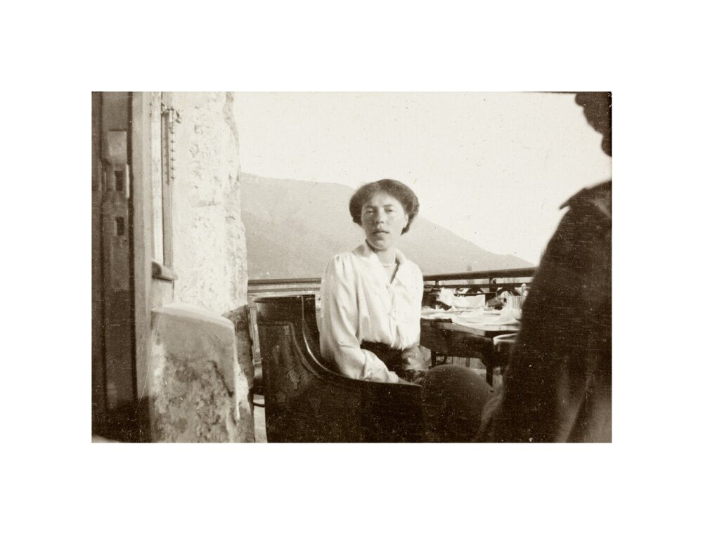 On the Balcony unstretched canvas small none Art Print - Science Museum Shop