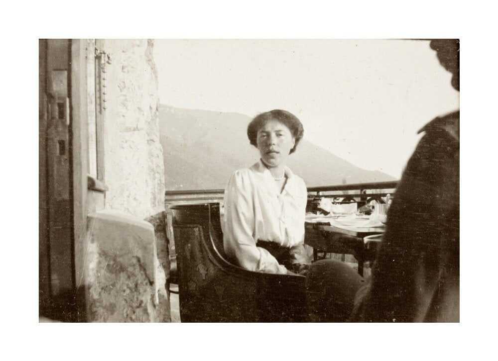 On the Balcony unstretched canvas large none Art Print - Science Museum Shop