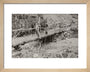 Crossing a Bridge on the way back. art print extra small natural Art Print - Science Museum Shop