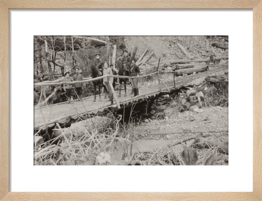 Crossing a Bridge on the way back. art print small natural Art Print - Science Museum Shop