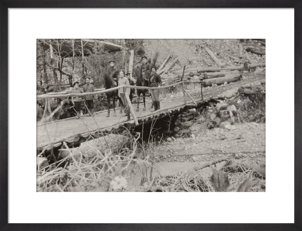 Crossing a Bridge on the way back. art print medium black Art Print - Science Museum Shop