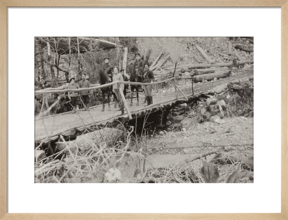 Crossing a Bridge on the way back. art print medium natural Art Print - Science Museum Shop