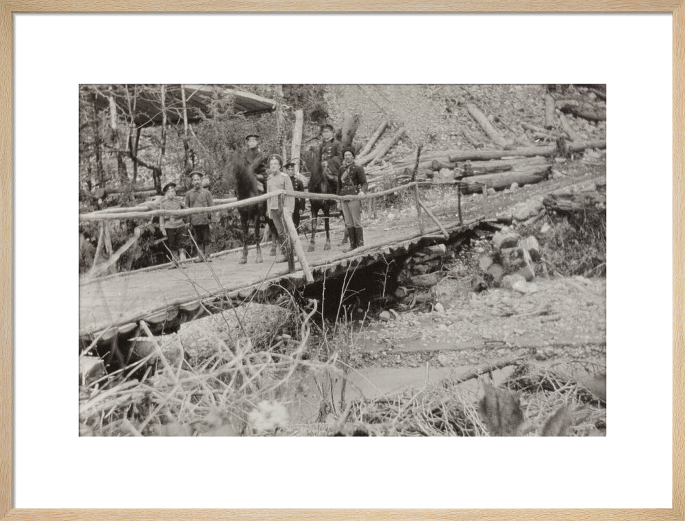 Crossing a Bridge on the way back. art print large natural Art Print - Science Museum Shop