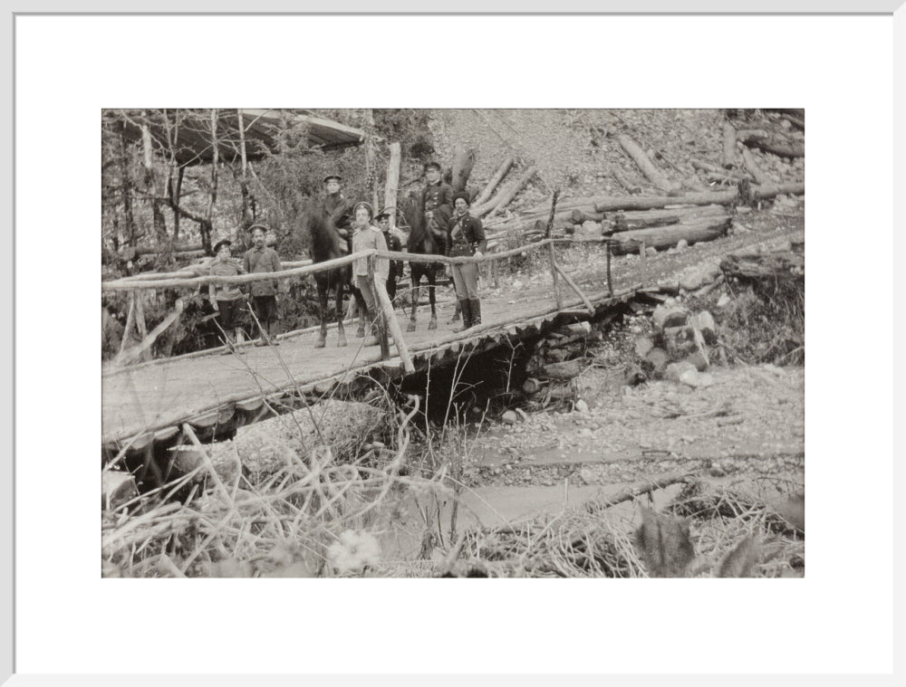 Crossing a Bridge on the way back. art print extra large white Art Print - Science Museum Shop