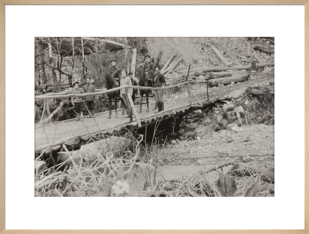 Crossing a Bridge on the way back. art print extra large natural Art Print - Science Museum Shop