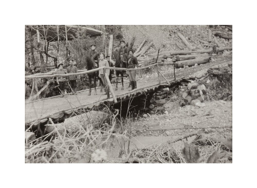 Crossing a Bridge on the way back. unstretched canvas medium none Art Print - Science Museum Shop