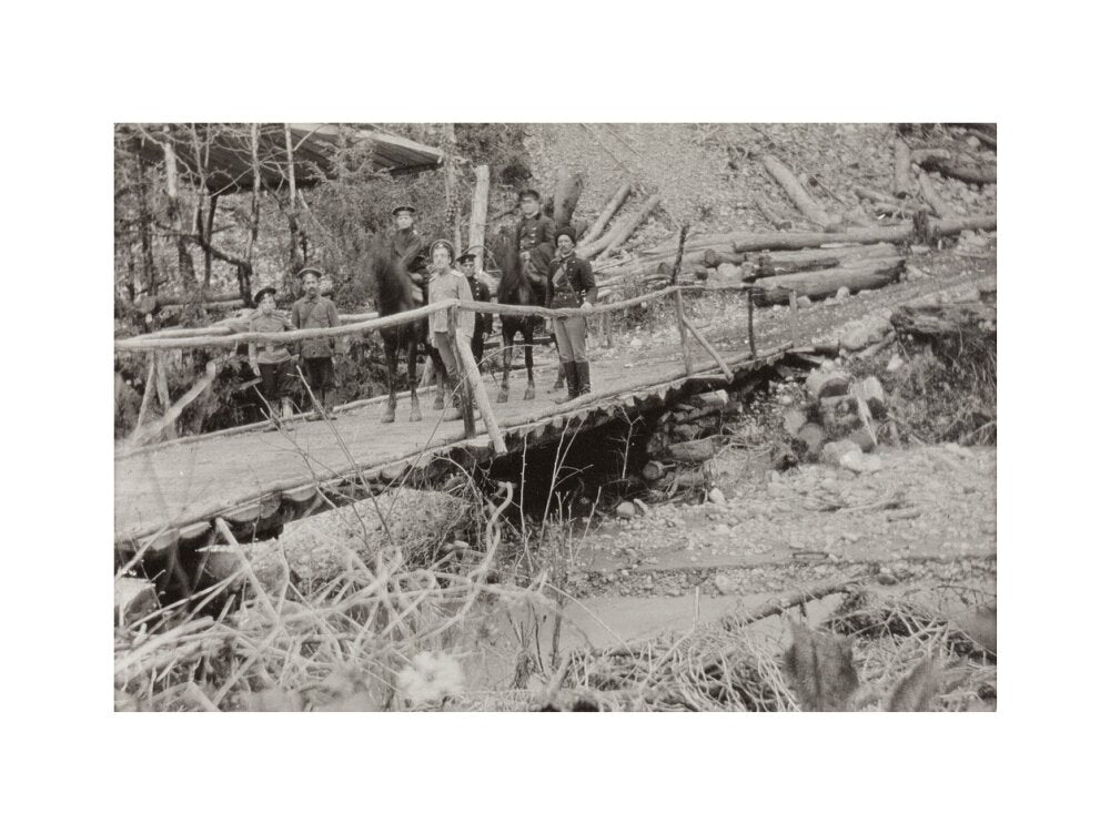 Crossing a Bridge on the way back. art print large none Art Print - Science Museum Shop