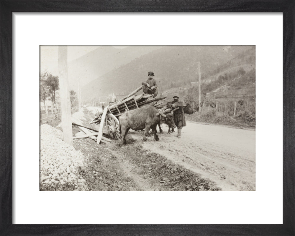 The Result of Meeting a Motor. art print extra small black Art Print - Science Museum Shop