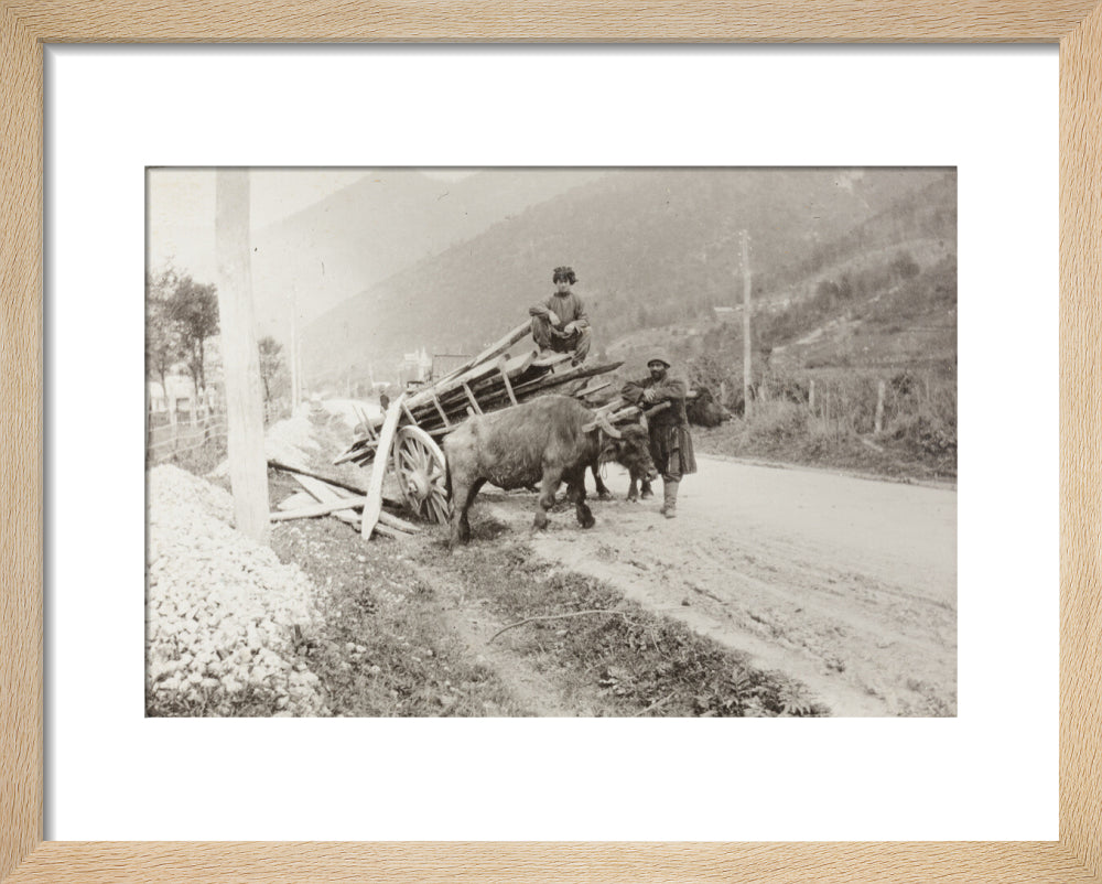 The Result of Meeting a Motor. art print extra small natural Art Print - Science Museum Shop