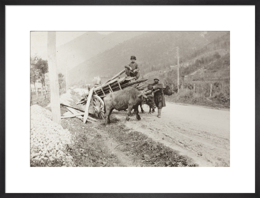 The Result of Meeting a Motor. art print large black Art Print - Science Museum Shop