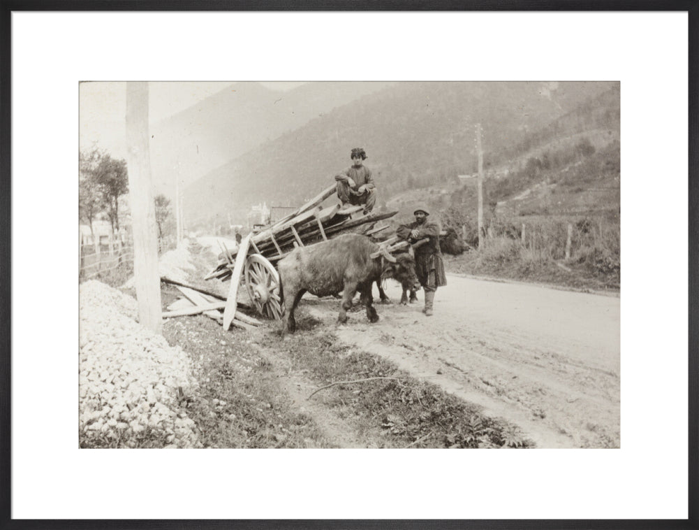 The Result of Meeting a Motor. art print extra large black Art Print - Science Museum Shop