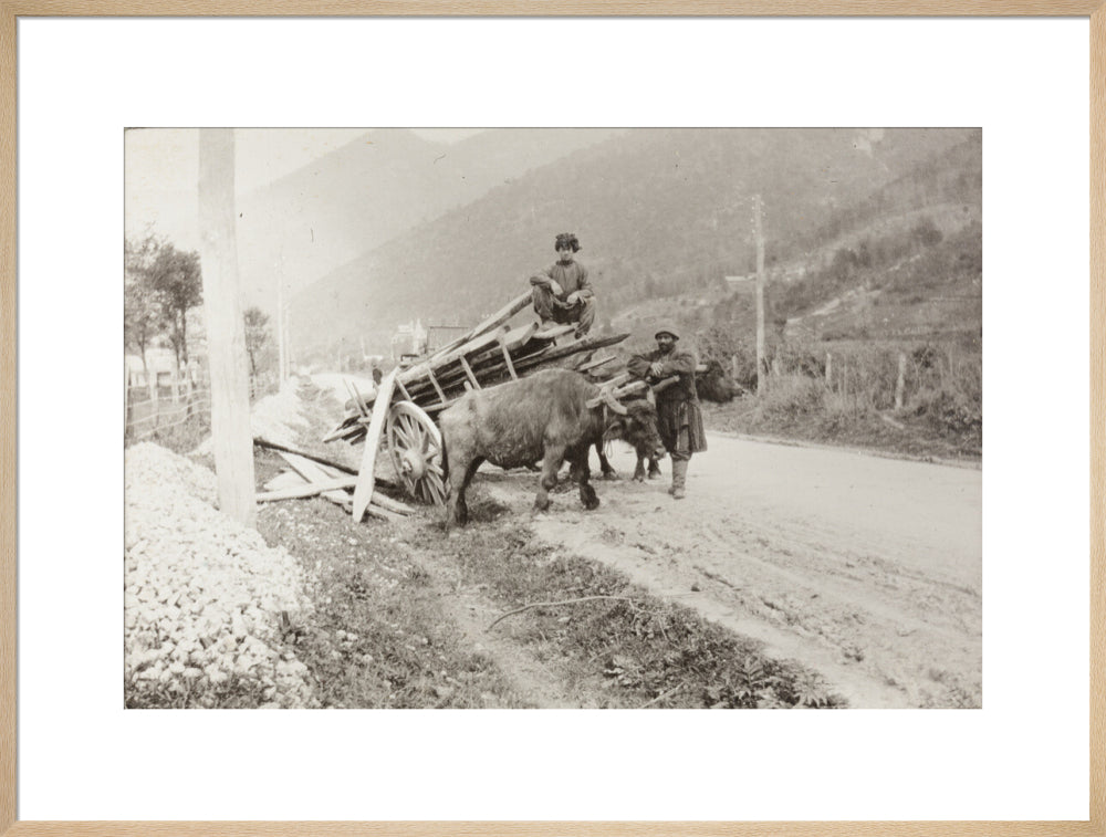 The Result of Meeting a Motor. art print extra large natural Art Print - Science Museum Shop