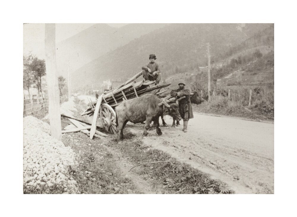 The Result of Meeting a Motor. unstretched canvas large none Art Print - Science Museum Shop