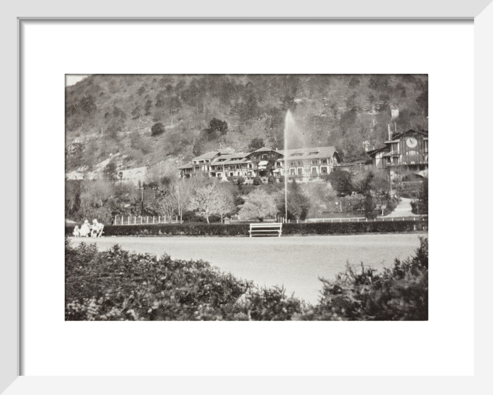 The Hotel at which we stayed. art print extra small white Art Print - Science Museum Shop