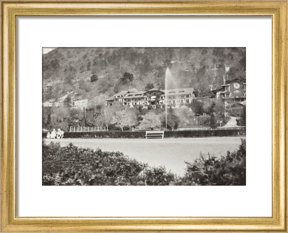 The Hotel at which we stayed. art print extra small gold Art Print - Science Museum Shop