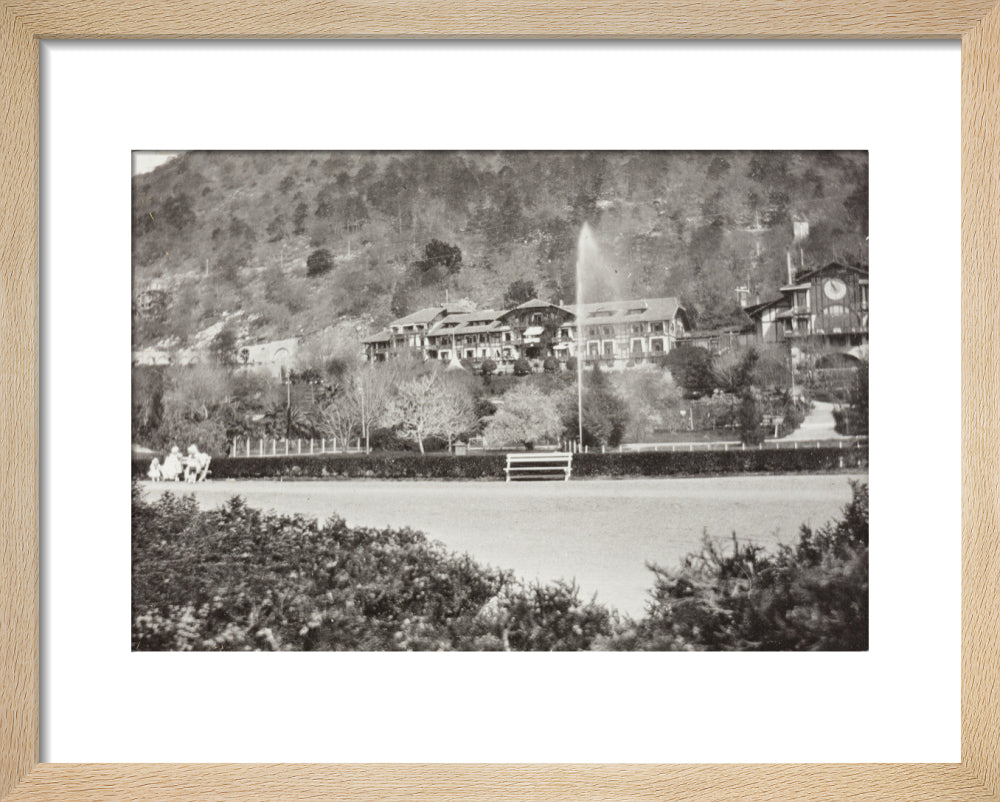 The Hotel at which we stayed. art print extra small natural Art Print - Science Museum Shop