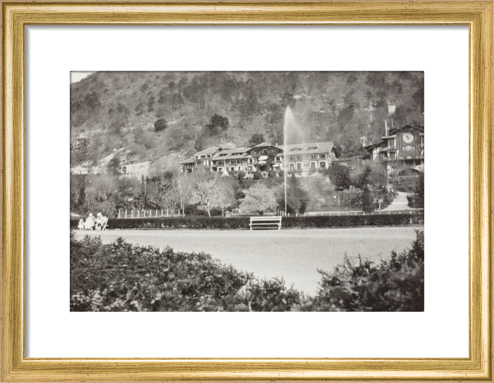 The Hotel at which we stayed. art print small gold Art Print - Science Museum Shop