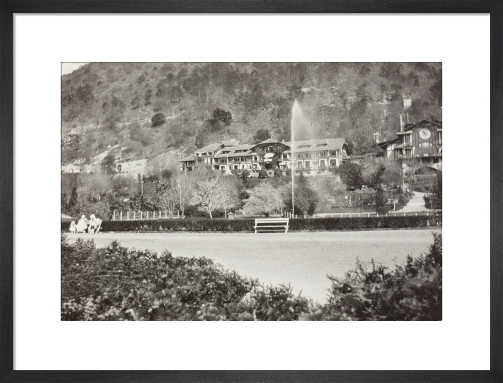 The Hotel at which we stayed. art print medium black Art Print - Science Museum Shop