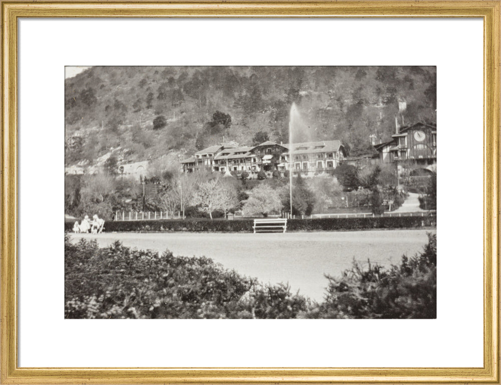 The Hotel at which we stayed. art print medium gold Art Print - Science Museum Shop