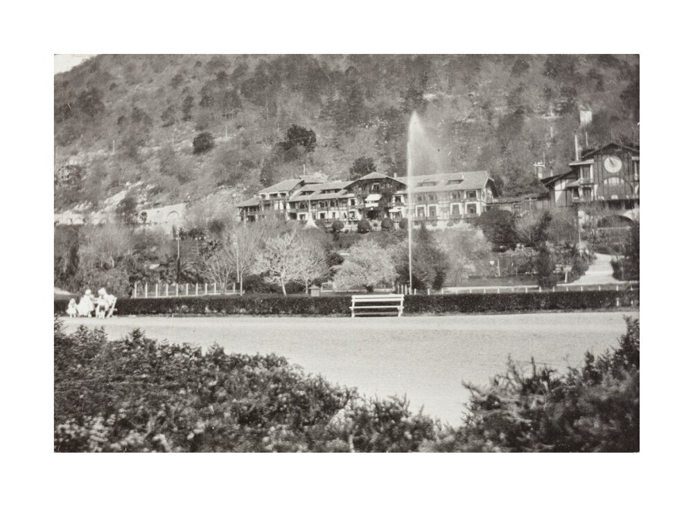 The Hotel at which we stayed. unstretched canvas large none Art Print - Science Museum Shop