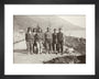 Workmen at Gagra art print extra small black Art Print - Science Museum Shop