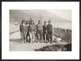 Workmen at Gagra art print large black Art Print - Science Museum Shop
