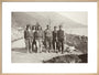 Workmen at Gagra art print large natural Art Print - Science Museum Shop
