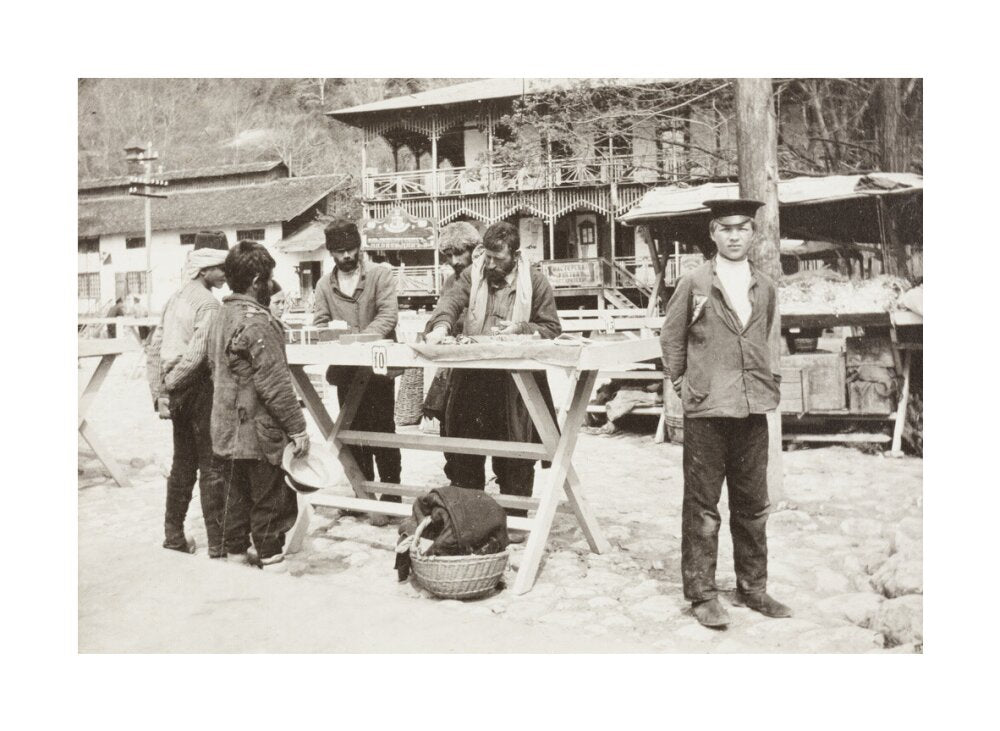 At the Market at Gagra. unstretched canvas large none Art Print - Science Museum Shop